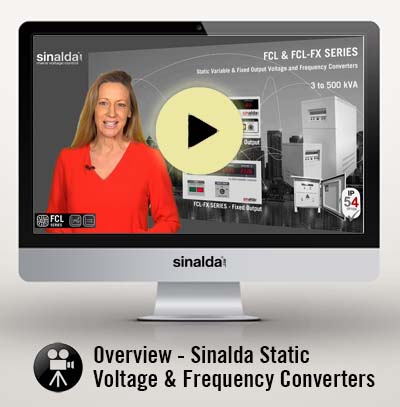 Static Frequency Converters - SINALDA