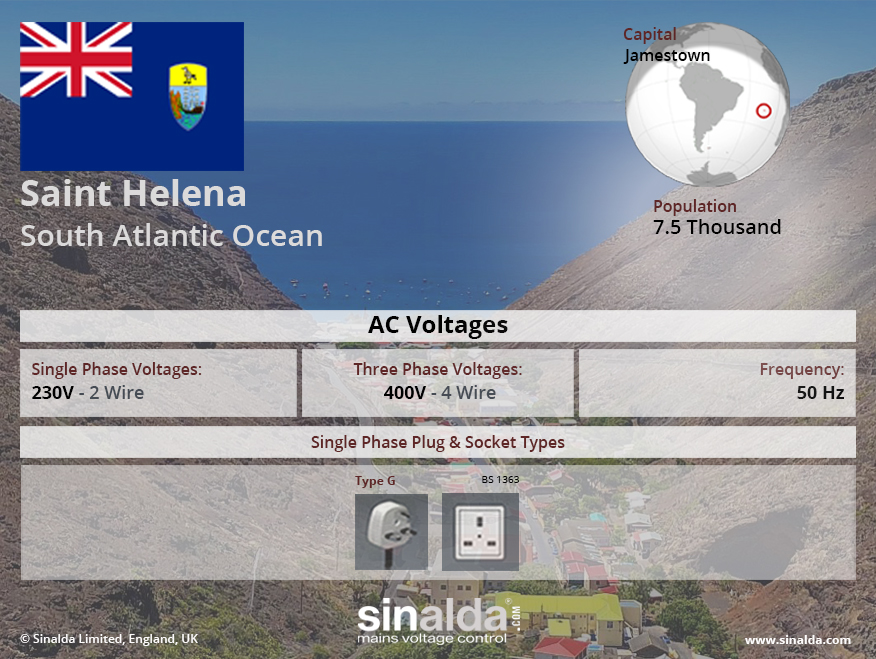 Saint Helena Voltage | Sinalda