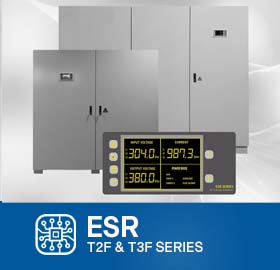 ESR T2F Three Phase Static Voltage Stabilizers TN B | Sinalda - SINALDA