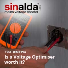 Is a voltage optimiser worth it | Sinalda UK