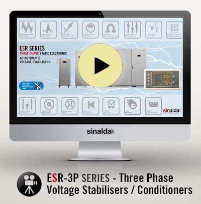 Three Phase Voltage Stabilisers - SINALDA