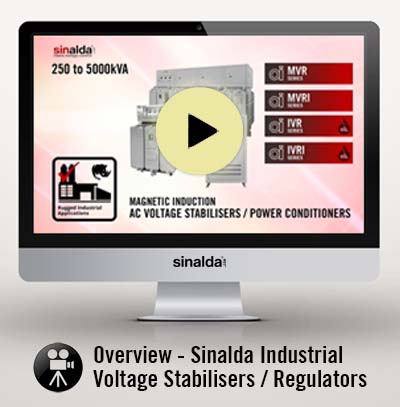 Industrial Voltage Stabilisers - SINALDA