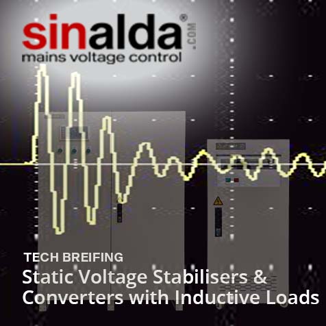 Inductive Loads with Static Voltage Stabilisers and Frequency Converters - SINALDA